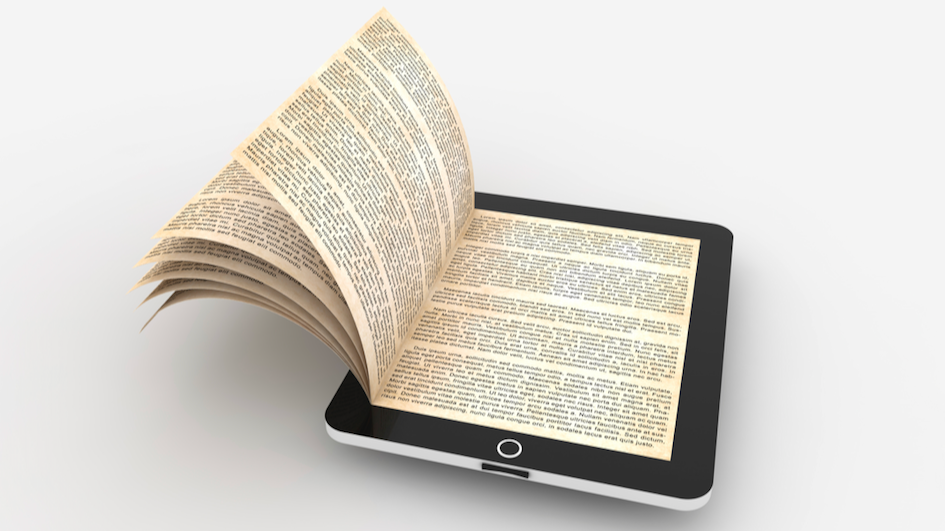 Ipad with pages.